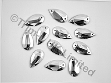 TTC Glass Sew-on Large Pear(CZ) SALE PRICE - Labrador