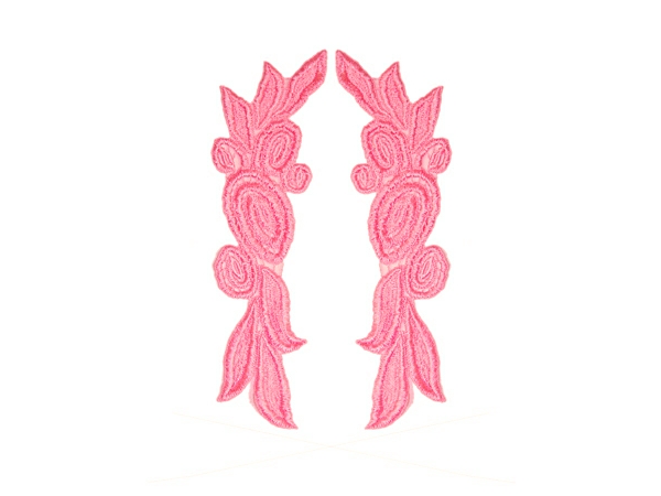 Guipure Motifs - Dionne (240mm x 65mm) - Neon Candy