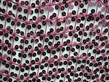 Fishnet Non Stretch Sequin - Fuchsia Purple