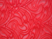 Arcadia Stretch Lace - Neon Red