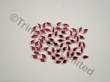 Navette 10x5mm Acrylic stones - Light Rose