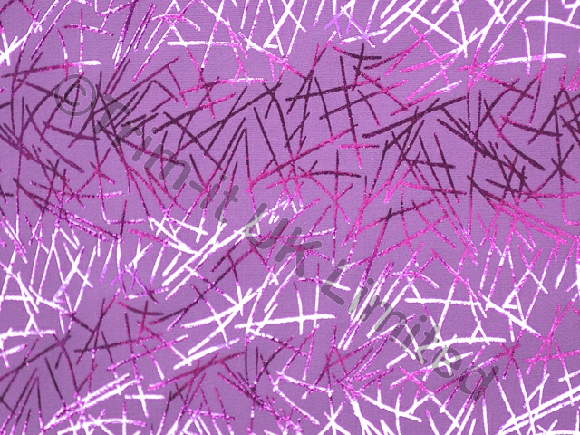 Bamboo Metallic Lycra   SALE WAS 25 NOW - Violet