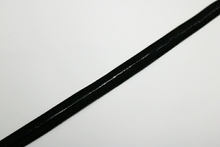 Bra Strap Elastic-non slip 10mm wide (10m card) - Black