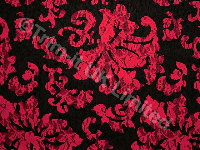 celebrity stretch lace(GB) Special Offer was 39 - Black/Red