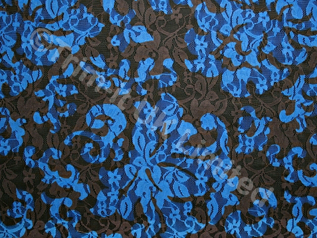 celebrity stretch lace(GB) Special Offer was 39 - Black/Ocean Blue