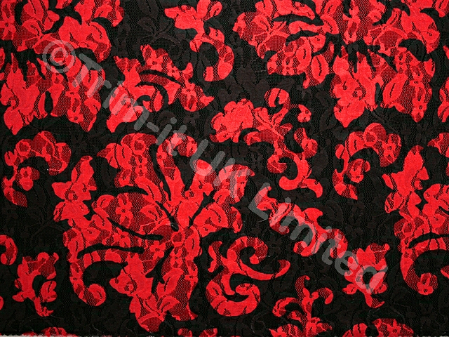celebrity stretch lace(GB) Special Offer was 39 - Flamenco Red /Black