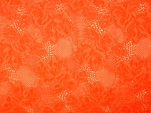 Cinderella Stretch Lace - Flame (B)