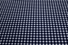 Clearance Print Cotton Lycra(Design 733)5mm check - Colour As Seen