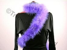 Extra Thick Marabou Boas - Purple