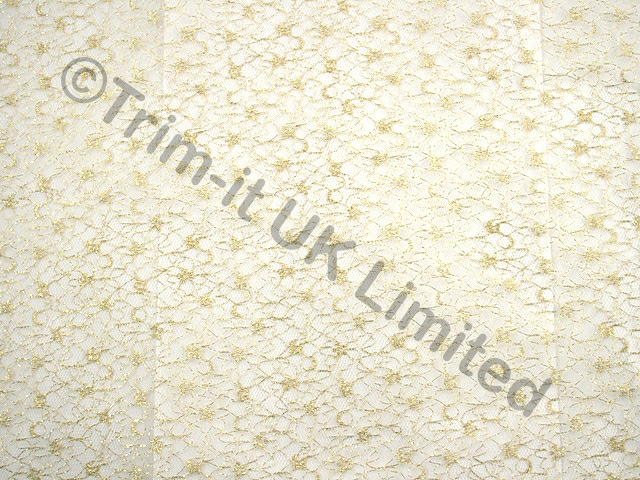 Frost Metallic Lace - Metallic Gold