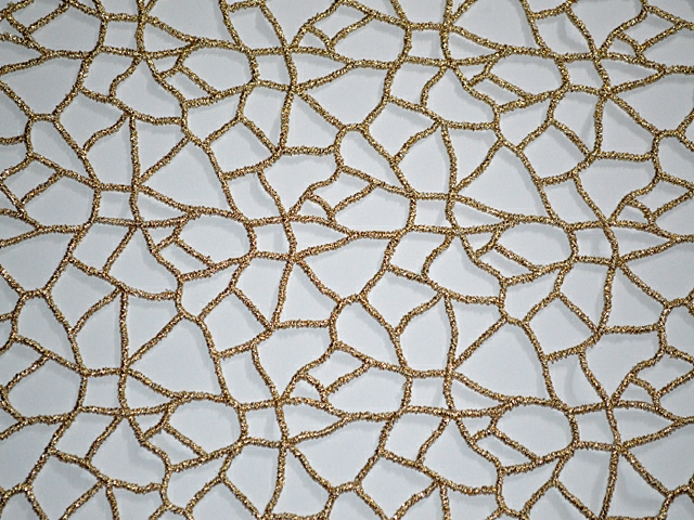 Julia Guipure mesh     SALE WAS £45 - Metallic Gold