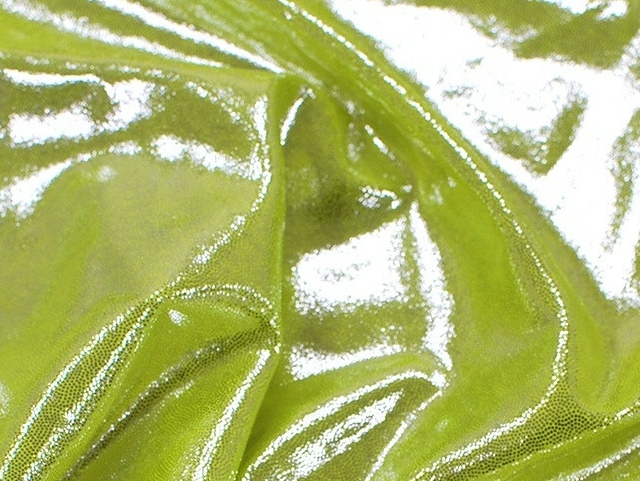 Metallica Lycra Shine - Tropic Lime/Metallic Silver