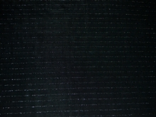 Metallic Stripe Tactel - Black