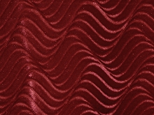 Supreme Embossed Stretch velvet - Brick Red