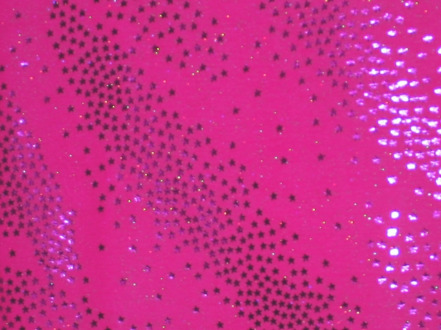 Supreme Sparkle Astro Star Met. Stretch Velvet - Electric Pink