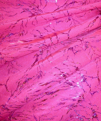 Storm Hologram Lycra SALE - Flo. Cerise