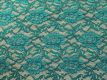 Tiana Stretch Lace - Jade(Peacock)